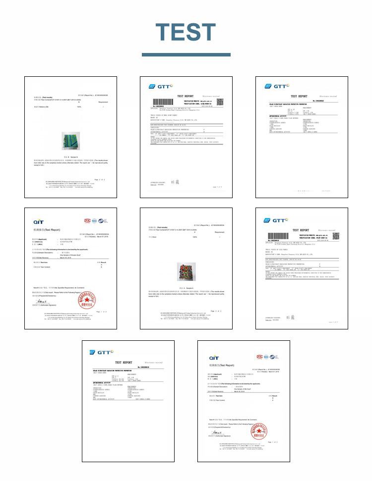 SILK WOOL SCARF TEST