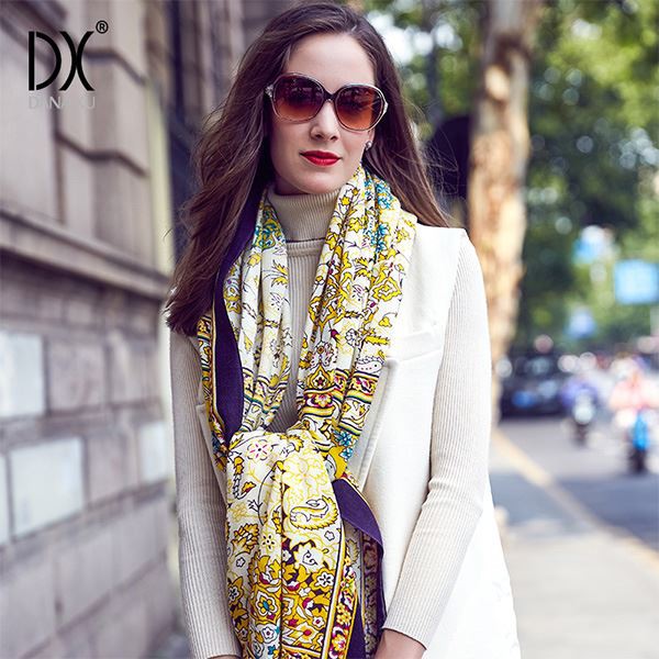 women's winter wool scarves 100%