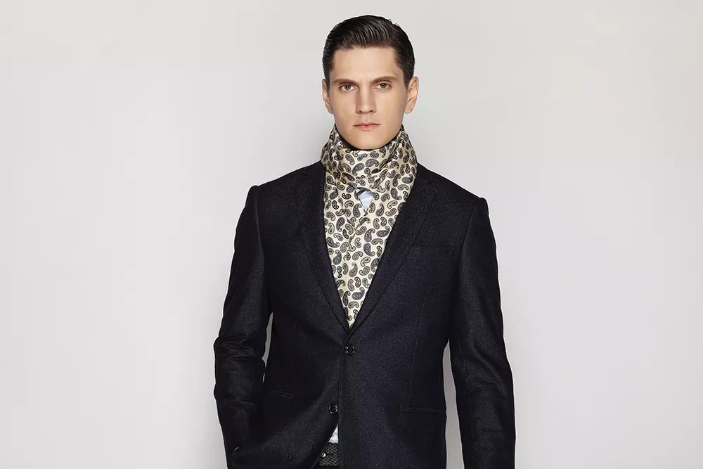 men silk scarf 4-2