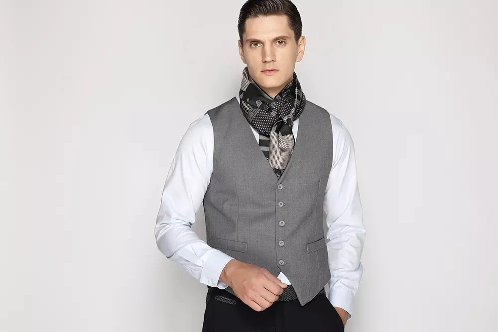 men silk scarf 5-4
