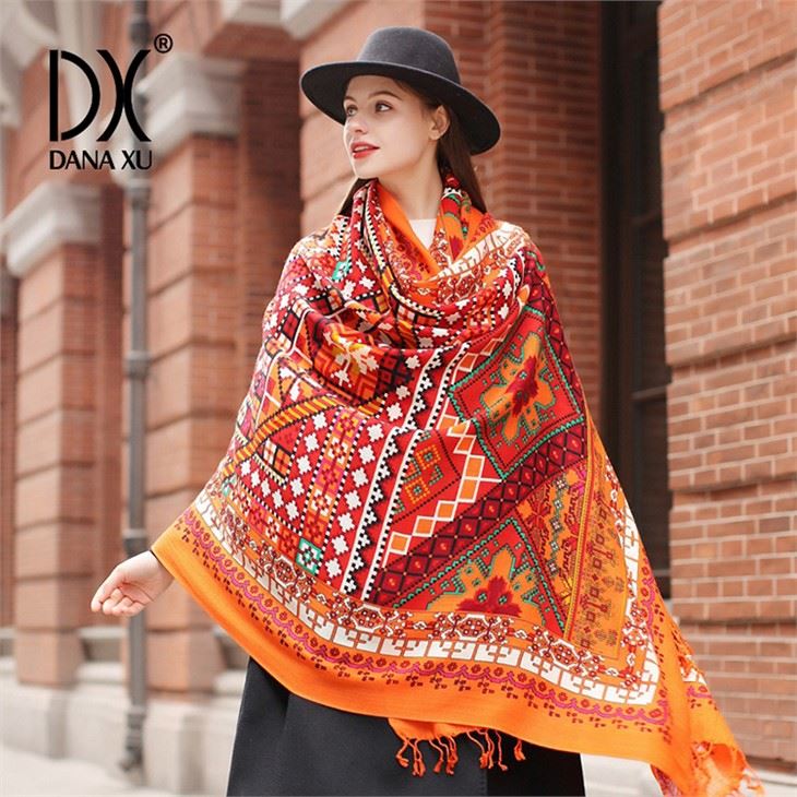 Big Yak Knitted Woolen Stole Scarf suppliers