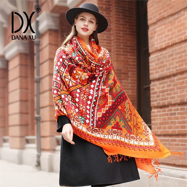 Big Yak Knitted Woolen Stole Scarf for sale