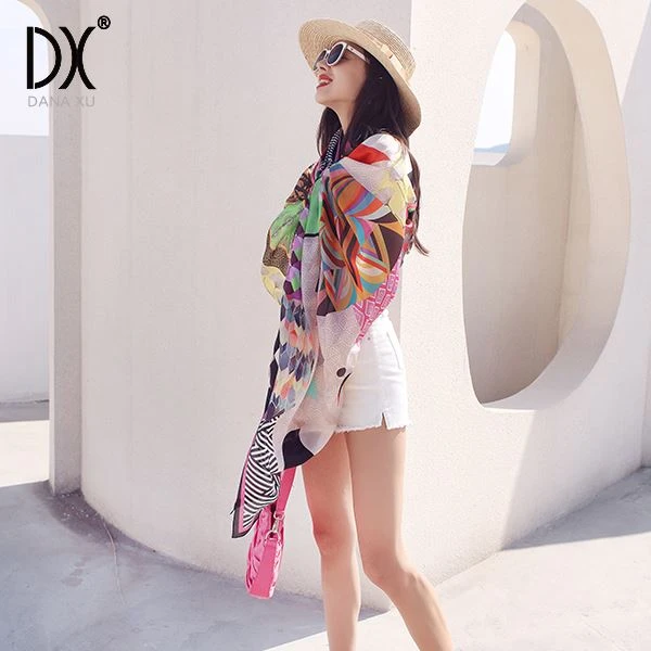 Colorful Silk Shawl Wrap factory