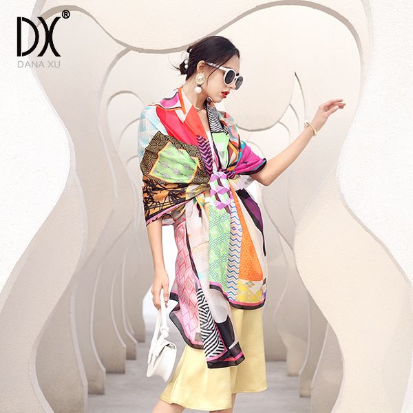 china Colorful Silk Shawl Wrap
