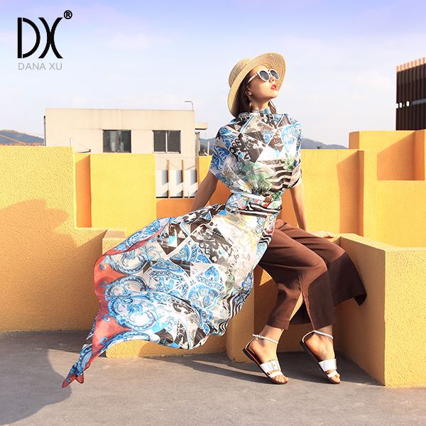 Floristic Silk Shawl Wrap Manufacturers