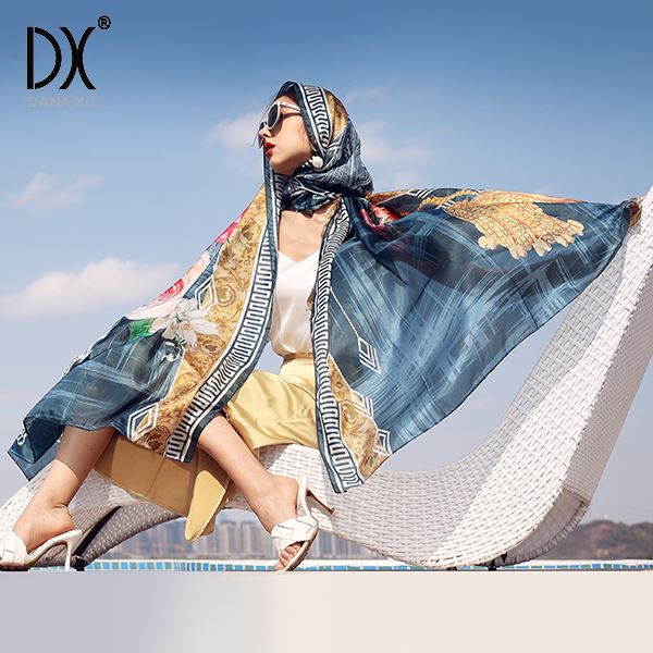 Flower Silk Shawl Wrap factory