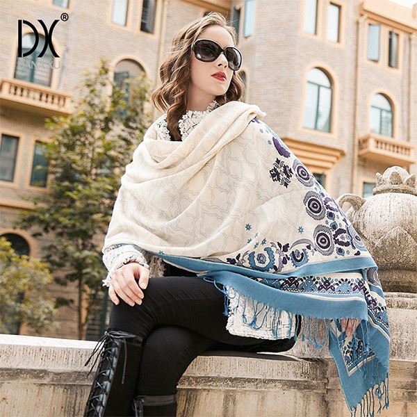large wool scarf wrap women 100%