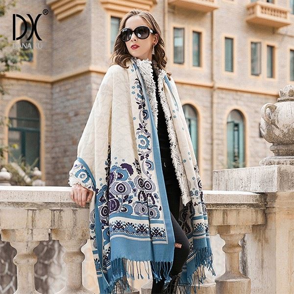 large wool scarf wrap women long