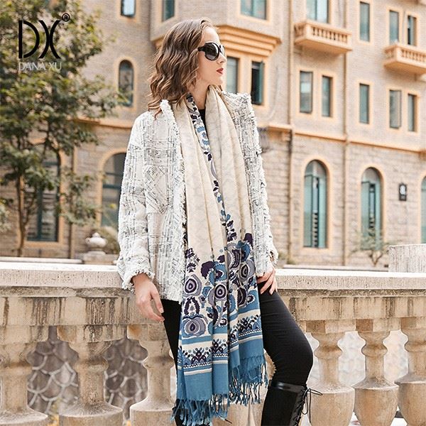 large wool scarf wrap women factory