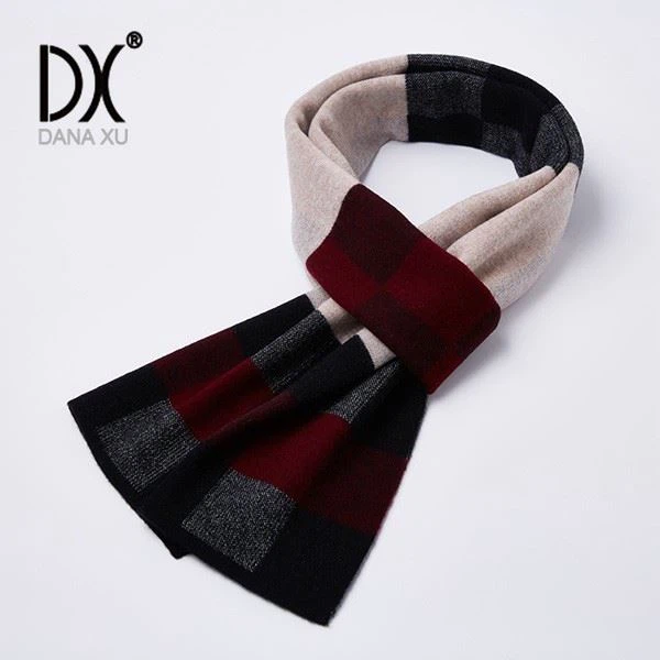 mens wool cashmere scarf