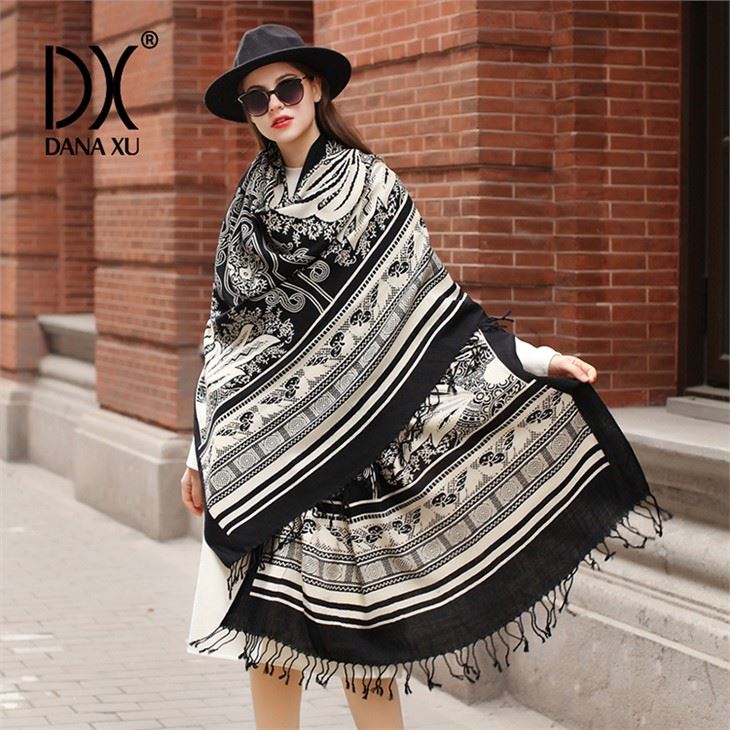 Oversize Solid Color Lamb Wool Scarf