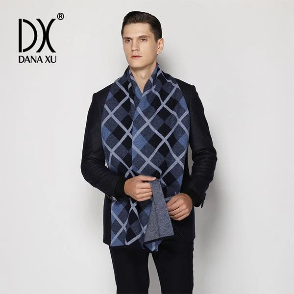 Red Wool Scarf Mens