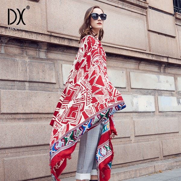 red wool scarf womens china