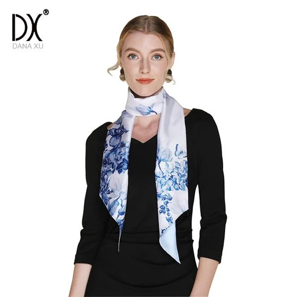 Silk Skinny Bandana Scarf