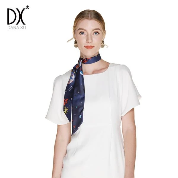Silk Skinny Twilly Scarf