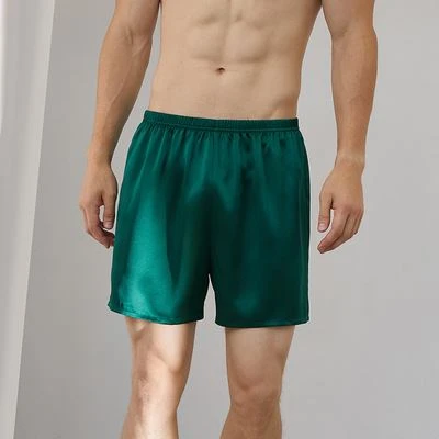Silk Sleep Shorts For Men factory