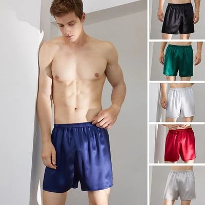 Silk Sleep Shorts For Men