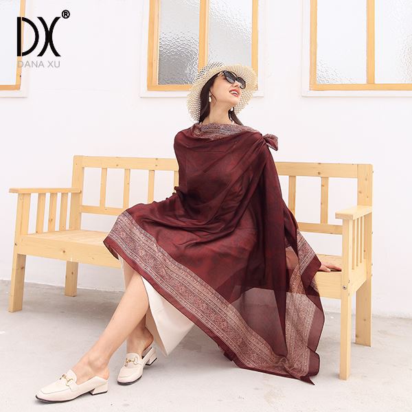 Customized Simple Silk Shawl Wrap