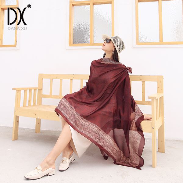 cheap Simple Silk Shawl Wrap