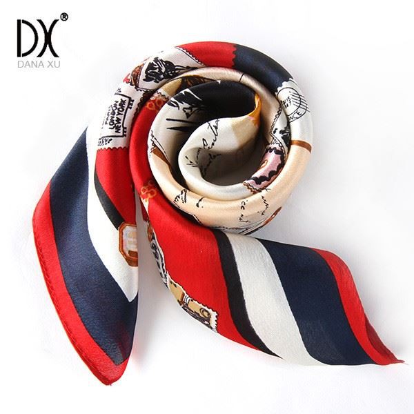 small silk neck scarf