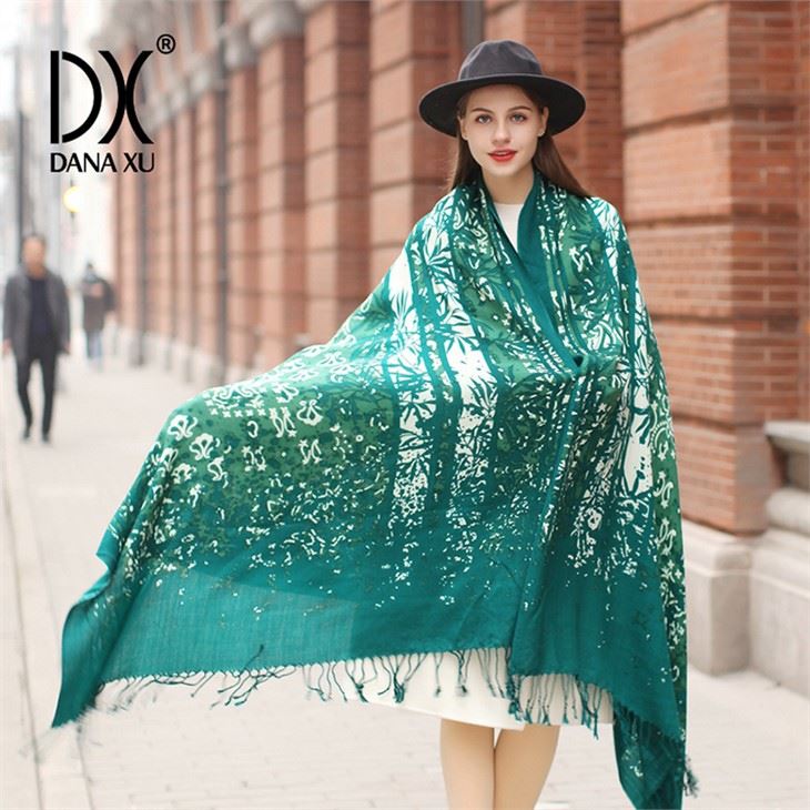Solid Color Wool Scarf 