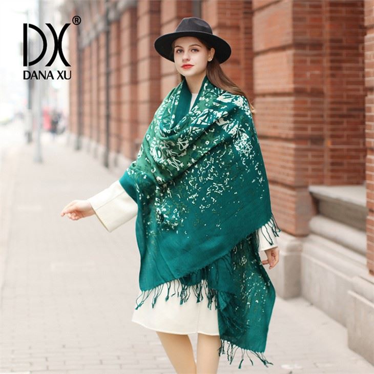Solid Color Wool Scarf For Spring Manufacturers
