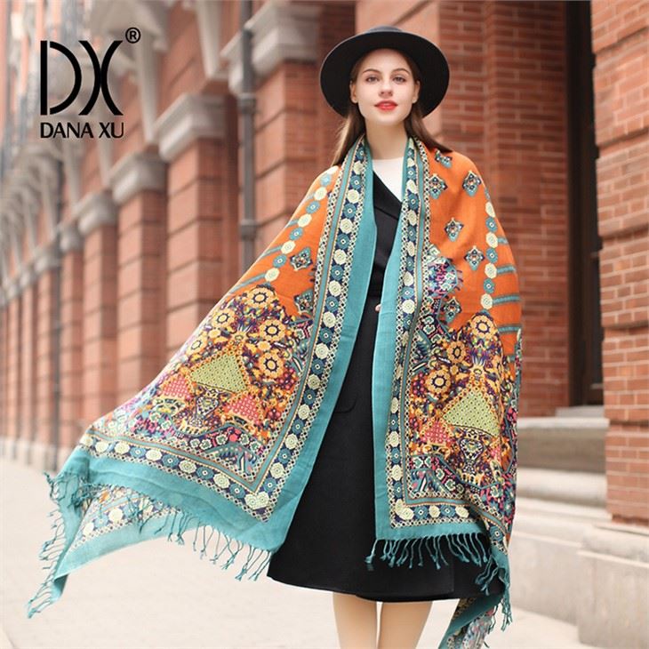 Solid Color Wool Scarf 