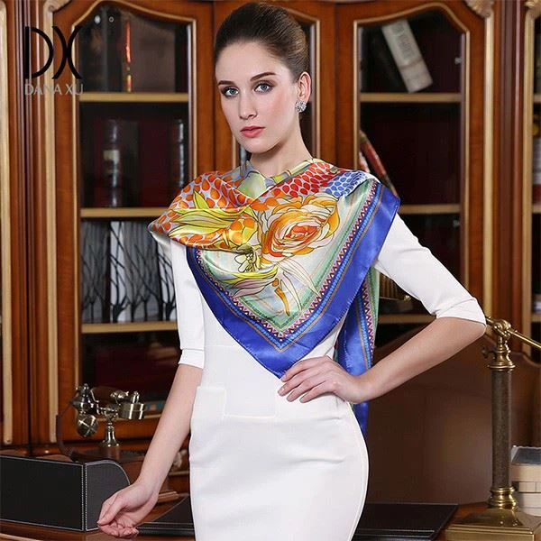 square silk scarf