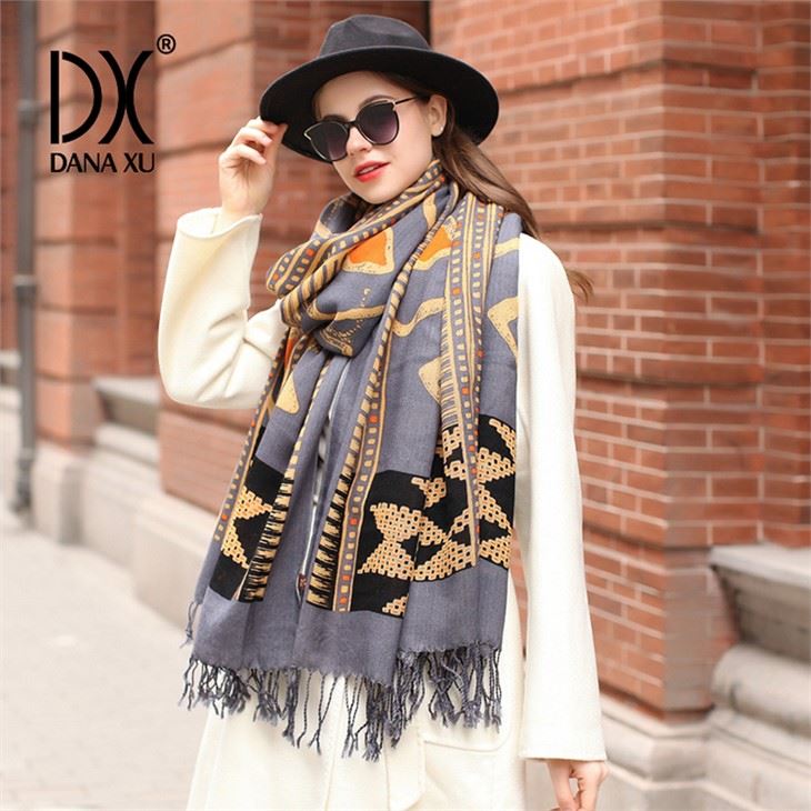 Solid Color Wool Scarf