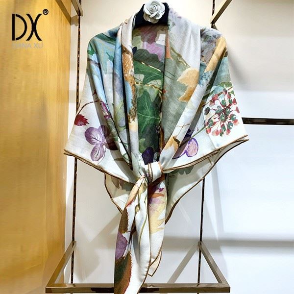 white silk pashmina silk shawl