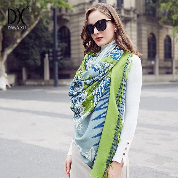 winter women wool shawls china