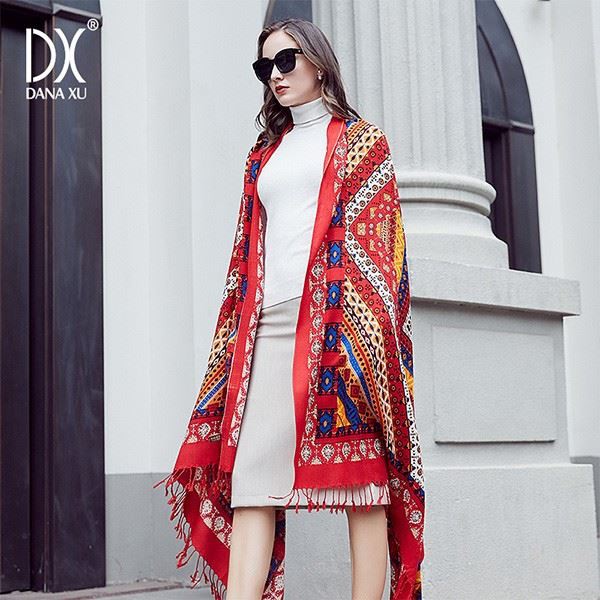 wool poncho shawl wrap cape custom