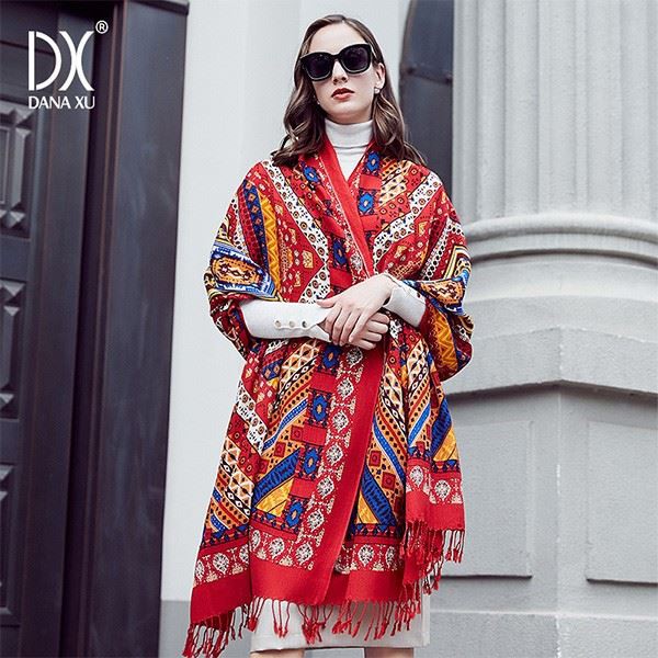 wool poncho shawl wrap cape