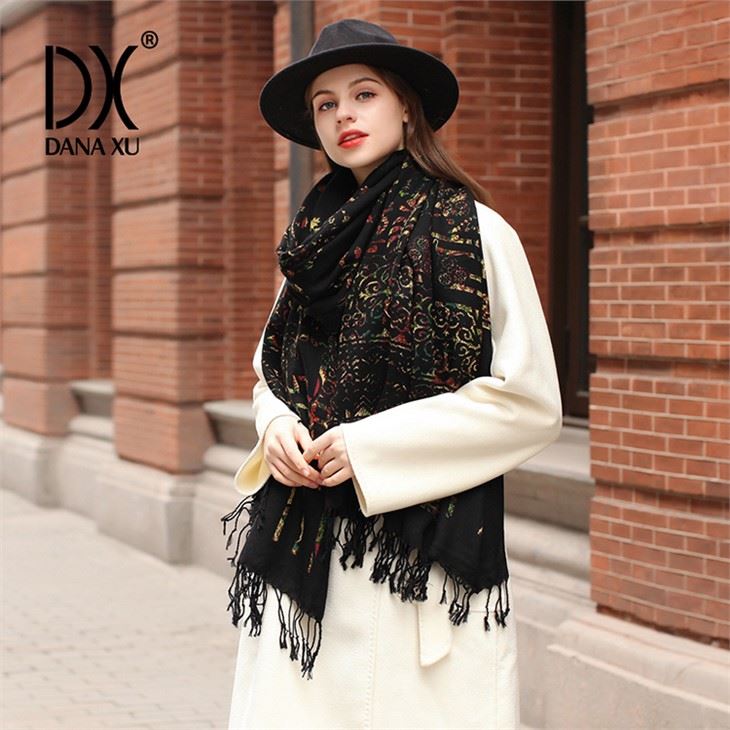 Woolen Muffler For Ladies Women factory