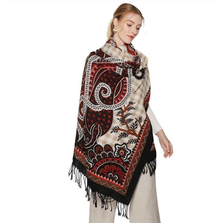 100% Custom Print Cashmere Scarf