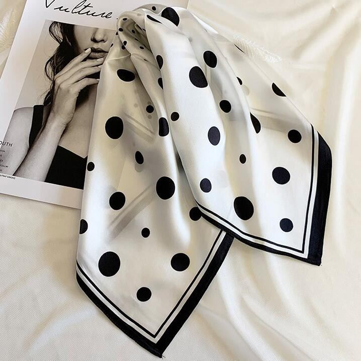 100% Mulberry Silk Square Satin Scarf for sale