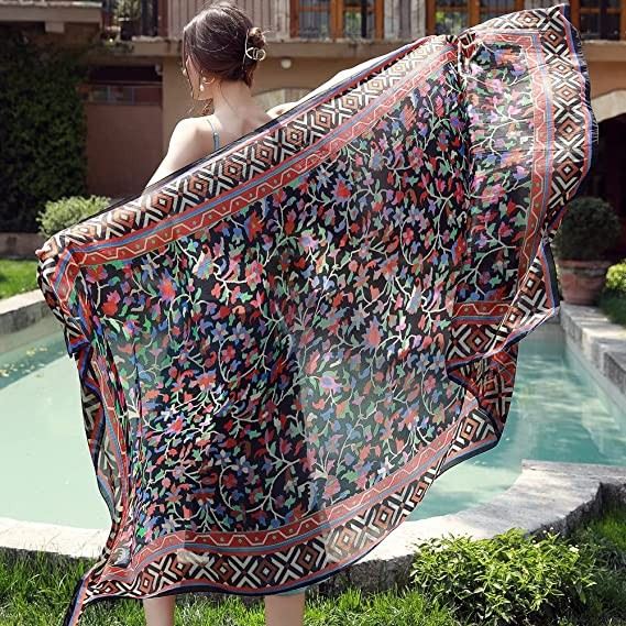  Silk Fabrics Silk Square Scarf