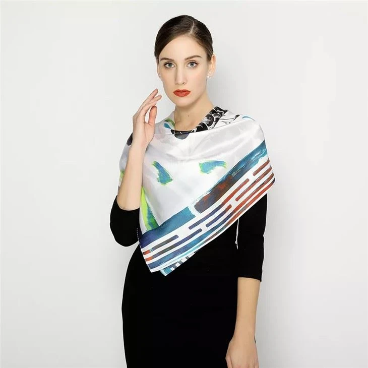  Square 100% Pure Silk Scarf