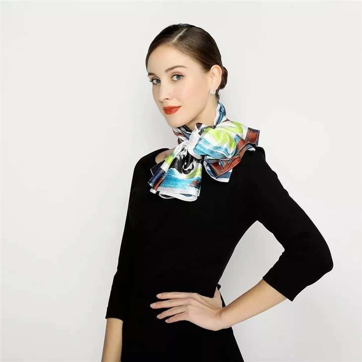 Bandana Square  Pure Silk Scarf