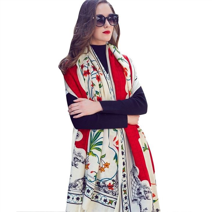 Luxury Modal Cashmere Pashmina Scarves factory