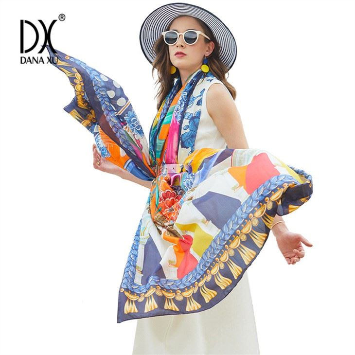 Breathable Simple Silk Shawl Wrap