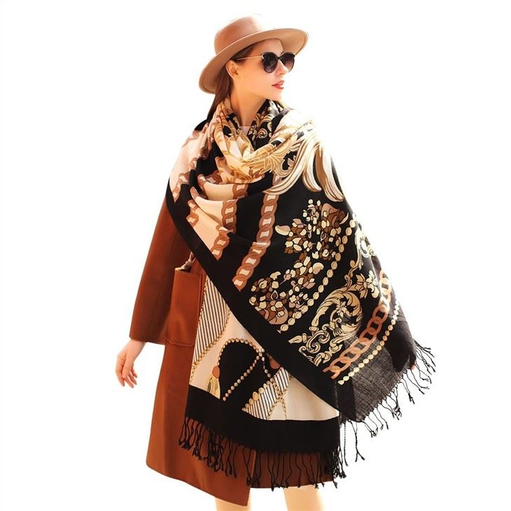 Custom Made Silk Cashmere Scarf suppliers