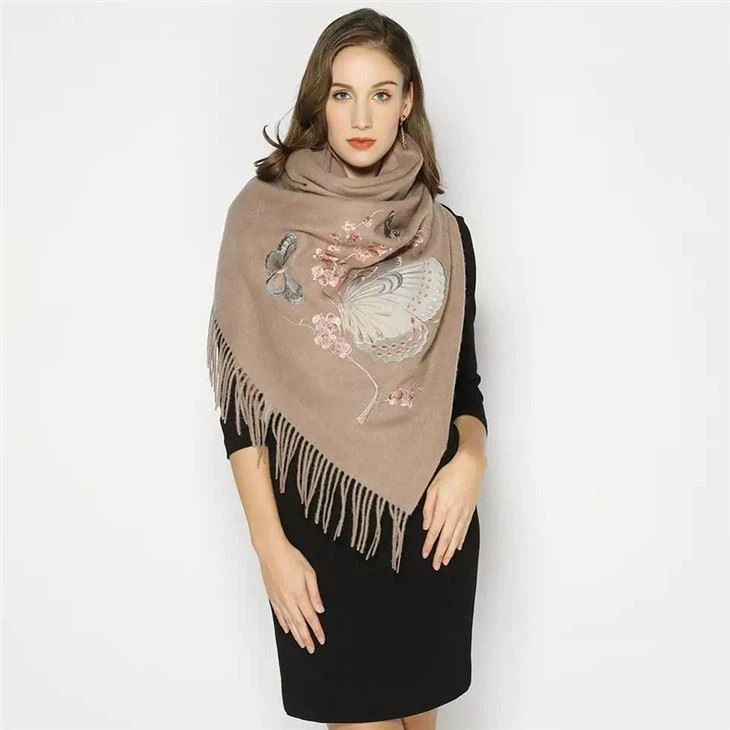 Custom Women Dupatta Embroidery Scarf for sale