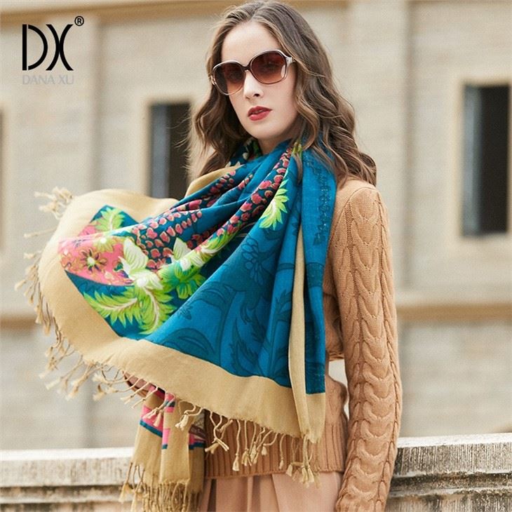  100% Wool Scarves & Shawls