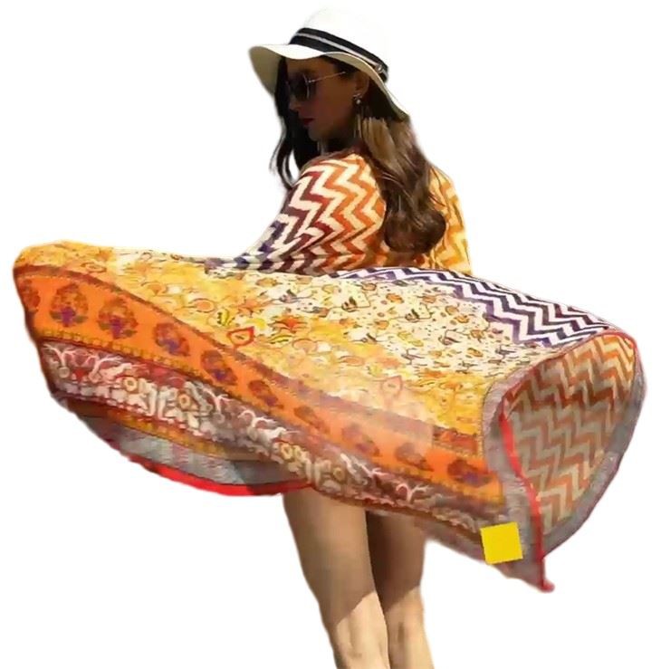 Diamond Shining Silk Square Scarf