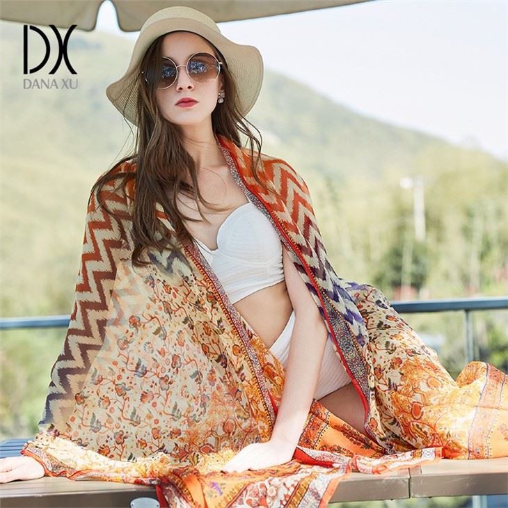 Diamond Shining Silk Square Scarf factory