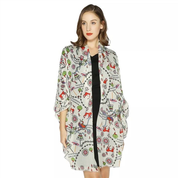 Elegant Spring Cashmere Scarf