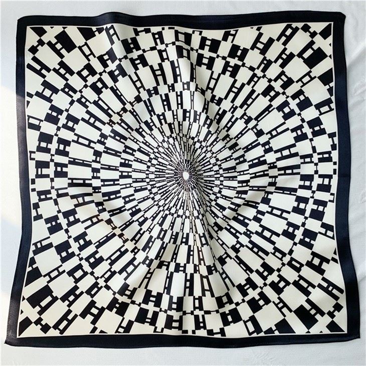 Fashion 100% Silk Square Satin Scarf for sale