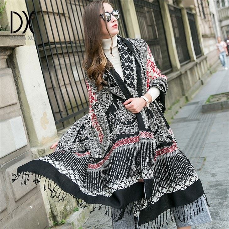 Digital Printing 2 Ply Cashmere Wrap