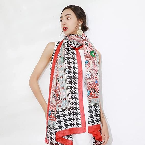  Silk Square Scarf Lady